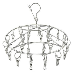 Móc phơi quần áo 20-30 kẹp chống rơi.Móc kẹp inox 304