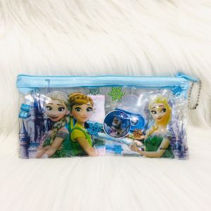 Alat Tulis Karakter Set Tas 7In1 / Paket Lengkap Pensil Penghapus Rautan Penggaris Buku Bergambar Kartun / Mini Stationery Set Character 7 Pcs ATK Peralatan Menulis Anak Sekolah Hadiah Kado Ulang Tahun Motif Lucu Unik - GP Mall