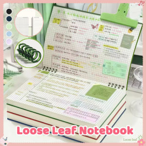 Buku Nota EzLife Square 120 Pages Notebook Detachable Loose Refillable Line Notebook Diary Book 笔记本