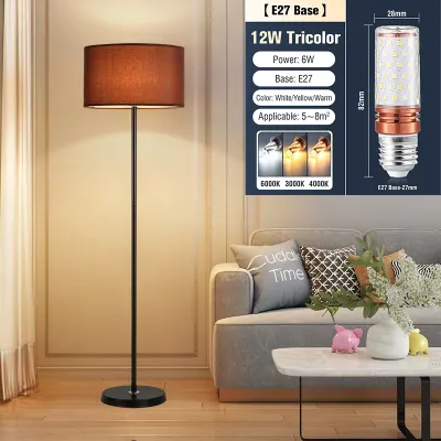 Modern Nordic Style Floor Lamp Shade Stand For Living Room Bedroom Led Reading Led Standing