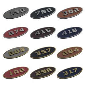 Số dán biển hiệu inox