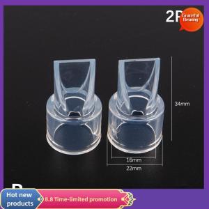 Graceful 2pcs Solid Color Duckbill Valve Breast Pump Backflow Protection Breast Pump Parts Silicone Baby Feeding Nipple Manual Electric Breast Pump Accessories