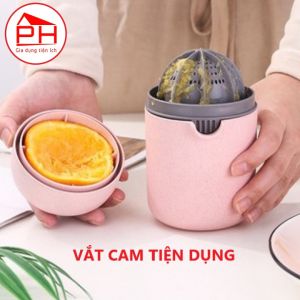 Dụng cụ vắt cam Ecoco cao cấp kiêm ép hoa quả - trái cây 2 in 1 tiện lợi chất liệu nhựa Lúa mạch an toàn – Gia dụng Phước Hoà