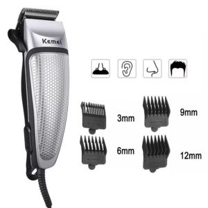 Kemei KM-4639 Mens Electric Hair Cutting Clipper Trimmer Shaver Haircut Machine Rechargeable Grooming Set
