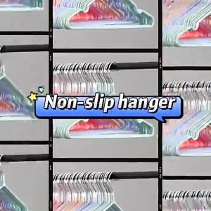10PCS/Lot Stainless Steel Clothes Hanger Non-Slip Shoulder Groove Heavy Duty Drying Hangers