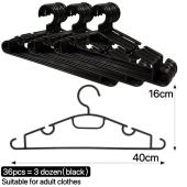 36pcs plastic hanger 3 dozen for 100 hanger for adult 3 dozen mocha hanger matibay non slip hanger for wardrobe big hangers for clothes hanging rack storage thick hanger big size plastic hangers for clothes towel hanger organizer for clothes