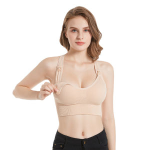 Maternity sports bra nursing bra with front buckle no steel ring fitness breastfeeding bras!
