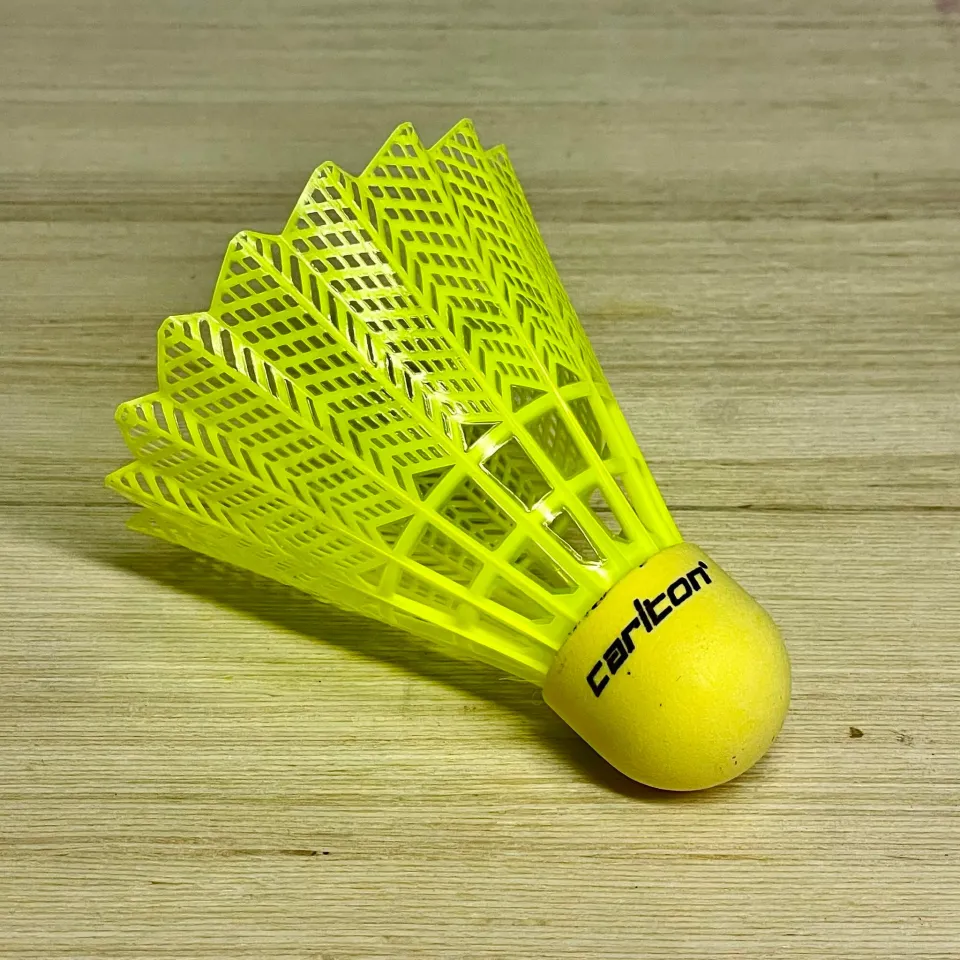 Carlton T800 Yellow Badminton Shuttlecock 6pcs Premium Synthetic