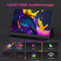 GOOJODOQ 15,6" Touch Screen FHD 1080P Portable Monitor for Office/Gaming support 4K for Office/Gaming''. 