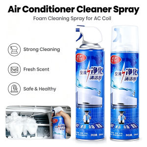 Air Conditioner Cleaner Spray 500ml Air Conditioner Cleaning Agent Foam Polyester Dust Sterilization Fresh