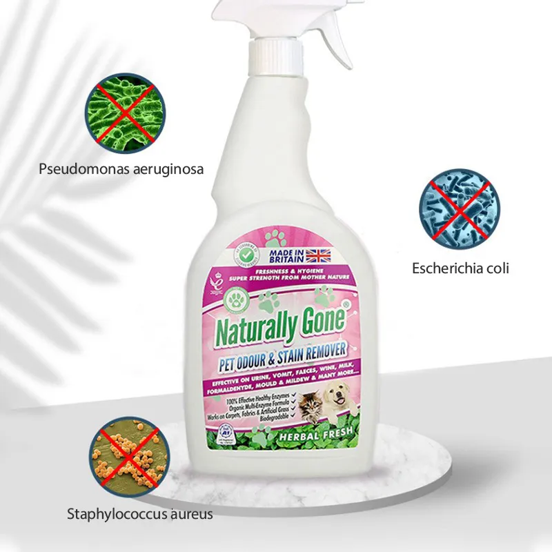 Naturally Gone Pet Odour Eliminator Removes Smells and Stains Cat Litter Freshener Works on Urine Vomit Faeces and More Lazada