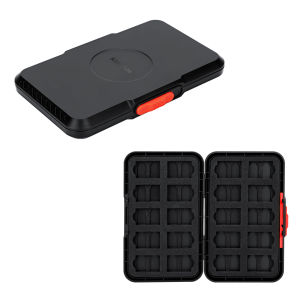 Kiorafoto EVA Memory Card Case Holder Box For Storage 20 CFexpress Type-A Cards and 40 MicroSD CardsAnti FallDust-proof &Splash Proof Protection