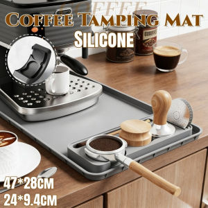 Coffee Tamping Mat Silicone Tamper Holder Distributor Pad Storage Board Anti-slip Coffee Machine Mat