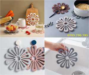 Tấm Lót Silicon Hình Bông Hoa