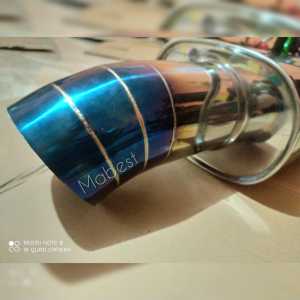 Knalpot mobil racing custom suara ngebass halus adem full stenlis/stainless