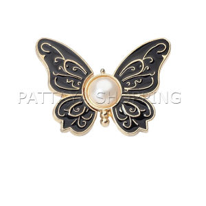 Pattaya ตะขอปรับเอวกางเกงทรงผีเสื้อประดับมุขเทียม ช่วยให้กางเกงกระชับ แบบหมุดดึงปลอดล๊อค DIY Fashion Pins