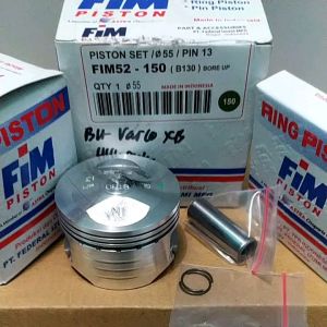 Paket Piston FIM 52 untuk Motor Vario, Beat & Blade