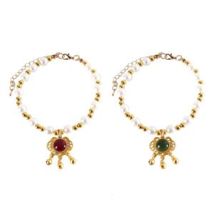 2 Gói Pet Ngọc Trai Vòng cổ dây đeo cổ Năm Mới Mèo Mặt Dây Chuyền Mèo Nhỏ Mặt Dây Chuyền Cho Chó Con Phụ Kiện Váy