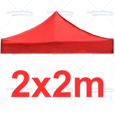 Tenda jualan bongkar pasang/tenda lipat 2x2 full set/Terpal Atap Tenda Lipat 2x2 (Bahan Polyester 420D)/Terpal Atap Tenda Lipat 2x2/Atap Tenda Lipat 2X2 (Hanya Terpal Atap Saja Dan Tidak Termasuk Besi Tenda)/Tenda Bazar Outdoor/Tenda Gazebo/Terpal Atap