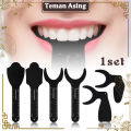 6Pcs Dental Photography Black Background Board Dental Photo Contrast Dental Fotografi Hitam. 