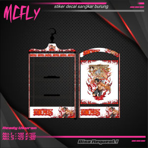 Stiker Sangkar koper STICKER sangkar Custom Bisa Motif Sendiri bebass mcfly