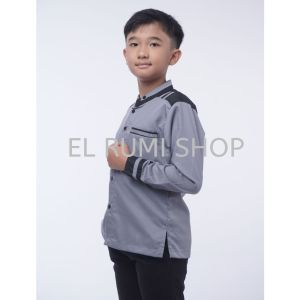 Koko Anak Motif Adidis Polos Elrumi Busana Muslim Kekinian Motif Terbaru Terlaris Bisa Cod