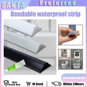 【Angel House】Free Bending Water Barrier Strip 1M Self-Adhesive Water strip Stopper for Kitchen Bathroom