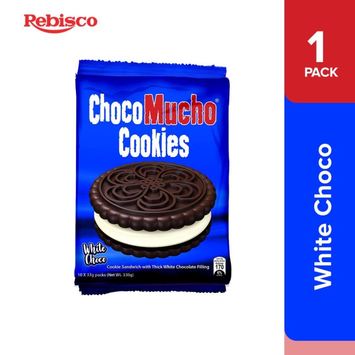 Choco Mucho Cookies White Choco 33g x 10pcs | Lazada PH