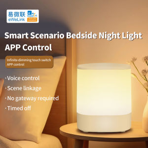 Diymore DC 5V làm việc với EweLink App Wifi thông minh đèn ngủ cạnh giường phòng ngủ điện thoại di động công tắc hẹn giờ từ xa điều khiển bằng giọng nói Loại C giao diện