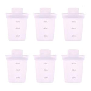 6Pcs Baby Formula Dispensers 60ml Portable Milk Storage Box Organiser Container for Traveling Parent