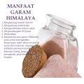 800 gm Organic and Halal Himalayan White & Pink Salt - Organik Garam Putih Batu Bukit Himalaya - 100% Asli. 