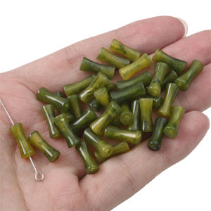 Nhựa khớp tre shapce hạt Hạt đệm rời cho vòng đeo tay hoa tai vòng cổ vòng tay DIY Phụ kiện làm đồ trang sức