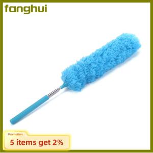 fanghui Retractable Duster Stainless Steel Long Handle Dusting Brush Car Household Cleaning Tools Microfiber Dust Brush