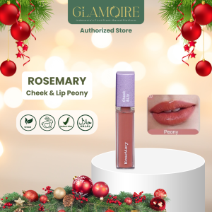 GLAMOIRE - Rosemary Cheek&Lip 02 Peony | Lip Cream | Blush On Cream | Eyeshadow Cream