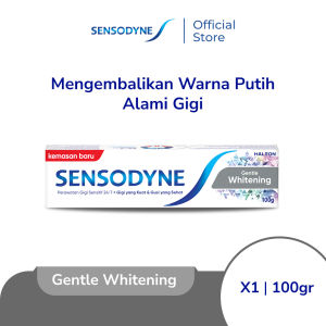 Sensodyne Toothpaste Pasta Gigi Sensitif Gigi Putih Alami Gentle Whitening 100gr