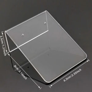 New Fashion Style Transparent/White Acrylic Earrings Jewelry Display Stand Holder Ear Stud Storage Organizer Show Bracket Rack