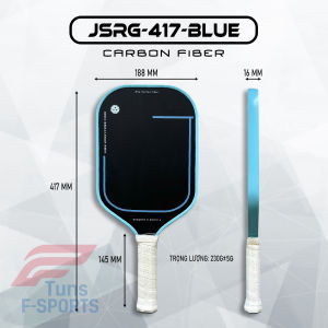 (Chính Hãng) Vợt Pickleball Jusain 16mm – JSRG-4115 / 133 / 417 – Carbon Nhám Ép Nóng Kiểm Soát Tốt tăng lực đánh