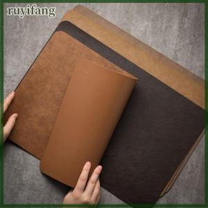 ruyifang 1pcs ánh sáng sang trọng rắn da placemat Cà Phê Nâu PU bảng Mat không thấm nước oilproof cách nhiệt tấm Bát Pad Bảng trang trí nội thất