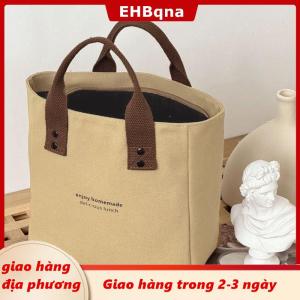 [COD] EHBqna 3PF Ship within 24 hours Của phụ nữ vải túi xách rắn màu sắc của phụ nữ thường công suất lớn Túi du lịch