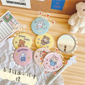 CERMIN BULAT MINI TRAVELING CUTE PORTABLE POCKET MIRROR KACA MAKE UP TRAVEL SIZE