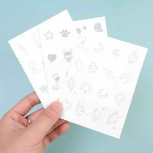 Mini Tattoo Sticker Lasts 14 Days Waterproof Long Lasting Fake Tattoos Semi Permanent Herbal Juice Little Fresh Tattoo Sticker