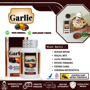 Walatra Black Garlic 100% Original With Nano Technology Ekstrak Bawah Hitam Asli 100 Kapsul GRATIS ONGKIR