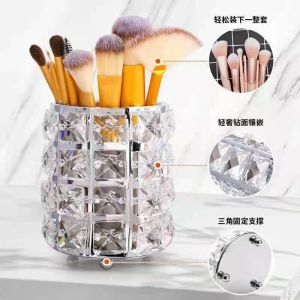 Tempat Kuas Makeup Kristal / Brush Holder Crystal / Brush Storage / Tempat Pena/Crystal Glass Pen