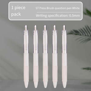 【Ready Stock】5pcs set Candy Color Gen Pen 0.5mm Quick Drying Pen Press Neutral Brush Question Pen Wholesale Signature Gel Pen Student Learning StationeryOffice Supplies