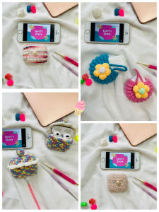 Airpods Case/Bag - Túi/vỏ tai nghe AirPods Pro & AirPods 3 bằng len 100% Handmade thủ công (Ảnh thật - Hàng sẵn)