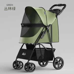 Bello Newest Pet stroller small Lightweight Fordable Cart Dog Cat Teddy Hand Cart Outgoing Pet Dog Cat