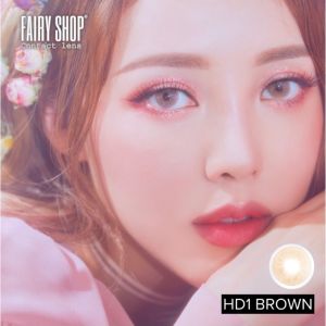 Kính Áp tròng HD1 brown 14.0 - FAIRY SHOP CONTACT LENS độ 0 đến 7