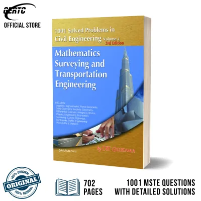 1001 Solved Problems in Civil Engineering Volume 1 3rd Edition - Official Civil Engineering Review Book by DIT Gillesania - GERTC Official Store