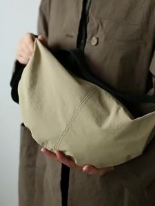 Nylon Crossbody Bag for Women and Men Casual Lightweight Crescent Shoulder Bag  Hobo  Wallet with Adjustable Wide Shoulder Strap