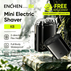 Enchen K8 Mini Electric Shaver Pop-up Portable Shaver Machine 100% Waterproof Magnetic Cutter Head Shaver Man